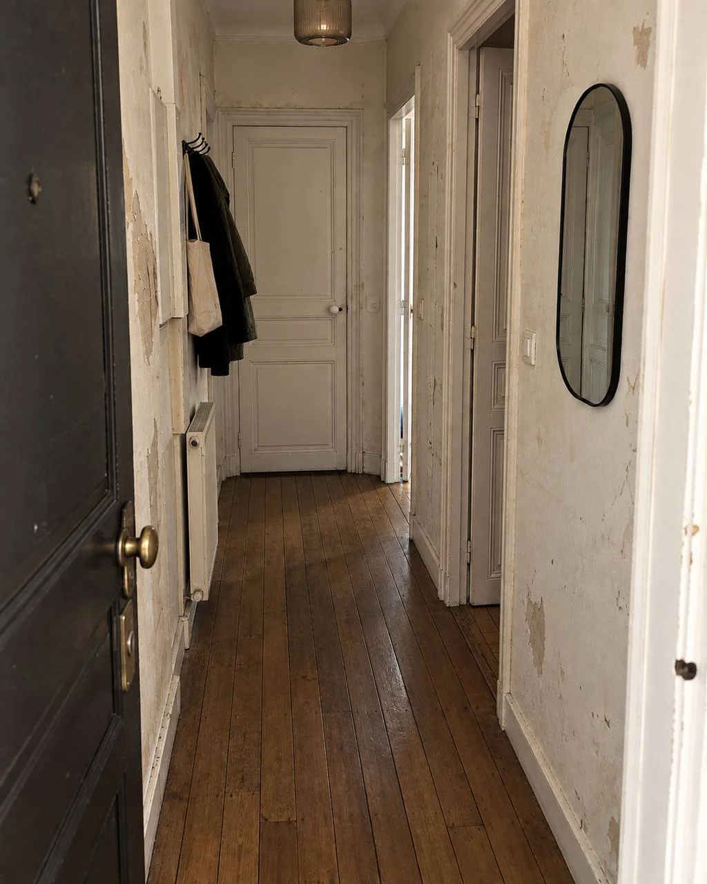 Entrée — couloir avant les travaux